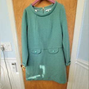 Boden boatneck shift dress in Jade Size US 14r